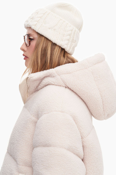 Шапка из смесовой шерсти мериноса TOPTOP, цвет: молочный TT.601.13736.120 купить онлайн