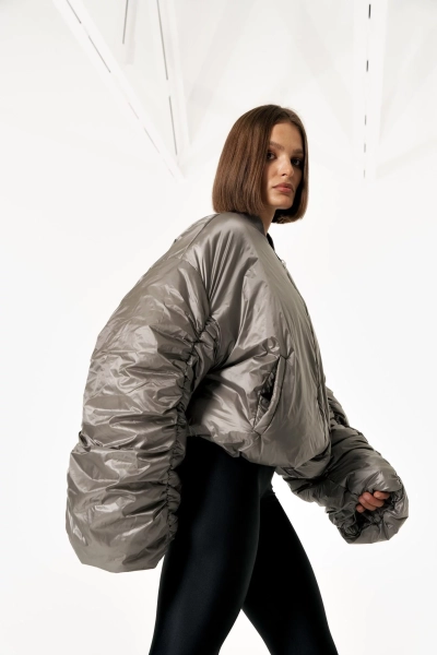 Бомбер AIRBAG STEEL YONS, цвет: серый,  купить онлайн