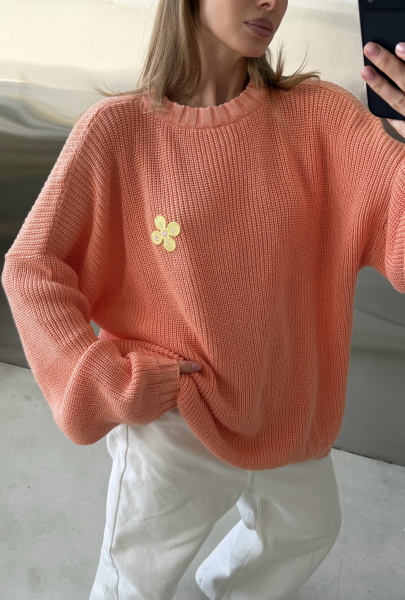 Джемпер с открытой спиной Label .B, цвет: розовый Kn.01.34LP | новая ресейл коллекция купить онлайн