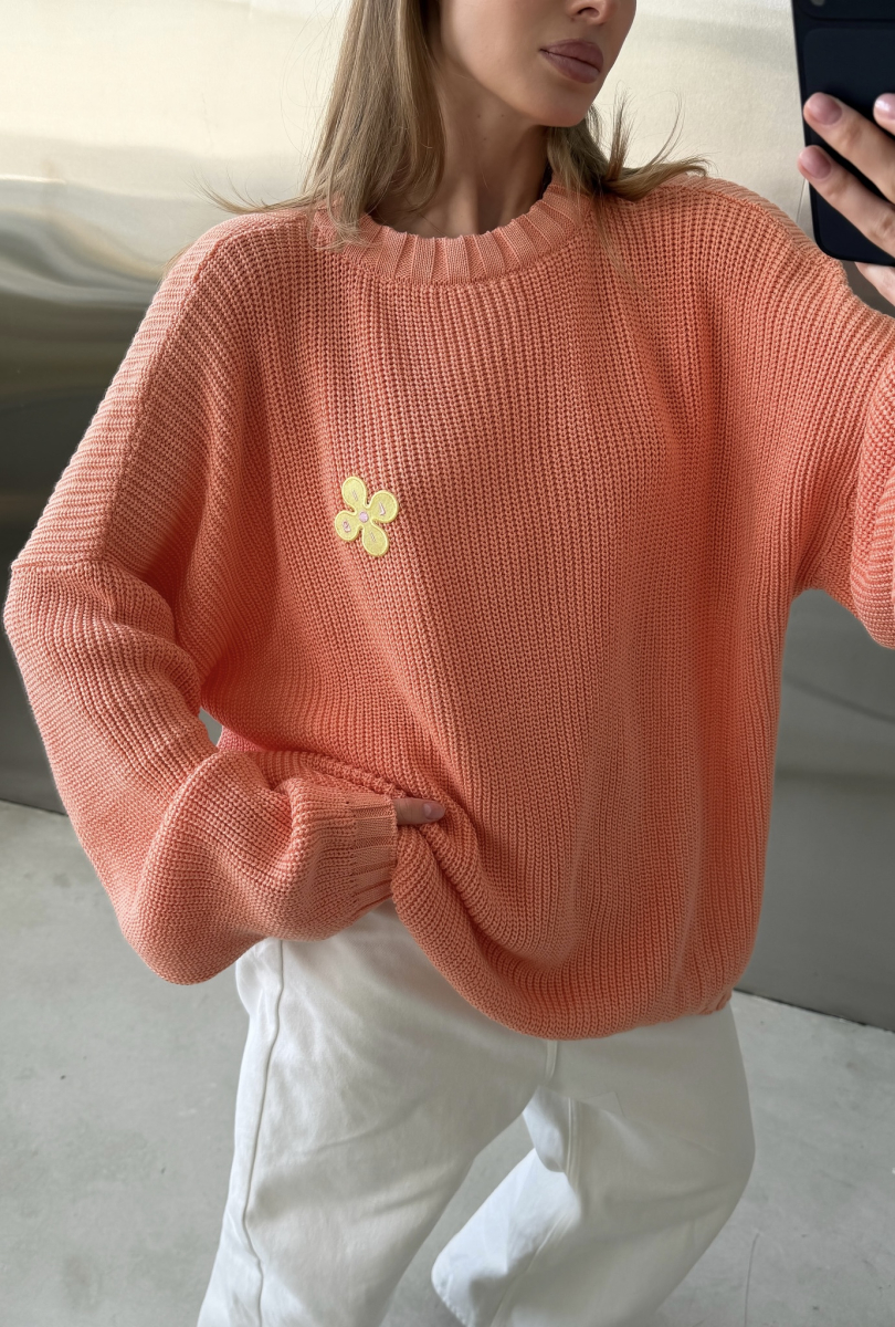 Джемпер с открытой спиной Label .B, цвет: розовый Kn.01.34LP | новая ресейл коллекция купить онлайн