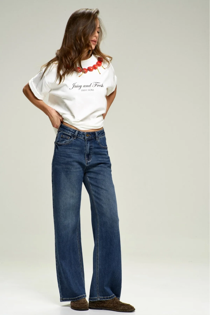 Джинсы Stright Classic Erist store, цвет: синий, НФ-00001219 купить онлайн