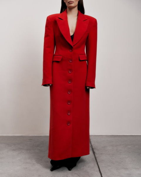 Пальто PARISIAN RED YONS, цвет: красный НФ-00000488 |новая коллекция купить онлайн
