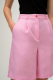 Льняные шорты FASHION REBELS, цвет: розовый, FR23SS1SH1W350P купить онлайн