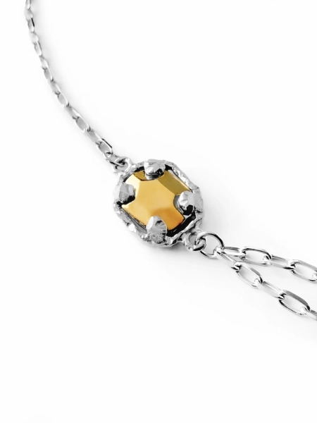 Серебряный браслет на цепочке «Королева драмы» SBLESKOM, цвет: серебро, 12205 купить онлайн