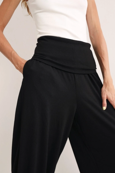 Брюки uneven black