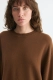 Джемпер базовый из шерсти Daisyknit, цвет: коричневый  |новая коллекция купить онлайн