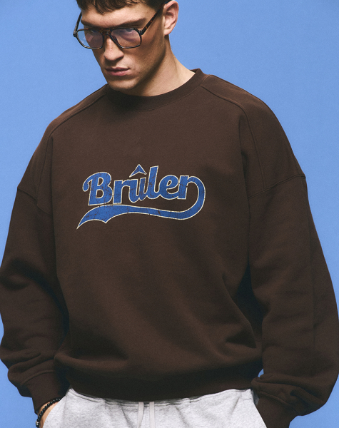 Свитшот Sweatshirt "Amour Vintage" Brown Brûler d'Amour, цвет: BROWN, BS20255C-3023-30 купить онлайн