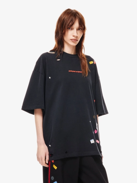 Sticker Pack Футболка Оверсайз p.p.s., цвет: Черный, 1039.00.00.BLK купить онлайн