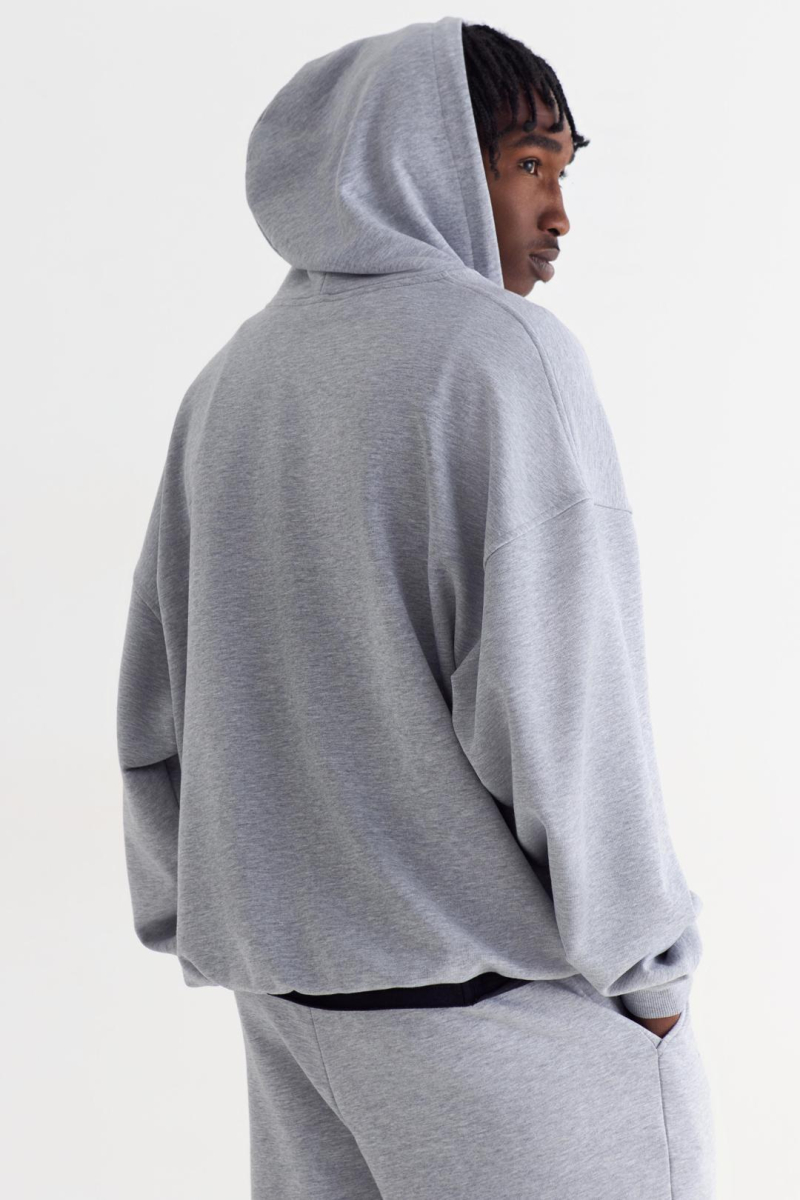 Худи на молнии Capsule CULT, цвет: серый меланж,  купить онлайн
