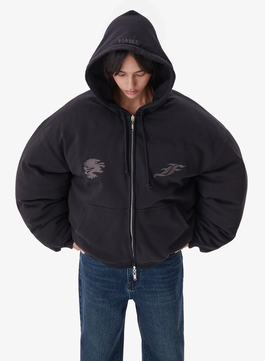 Бомбер REVERSIBLE FABLE, цвет: Черный, BMBR-FBL-RVRSBL-BLCK купить онлайн