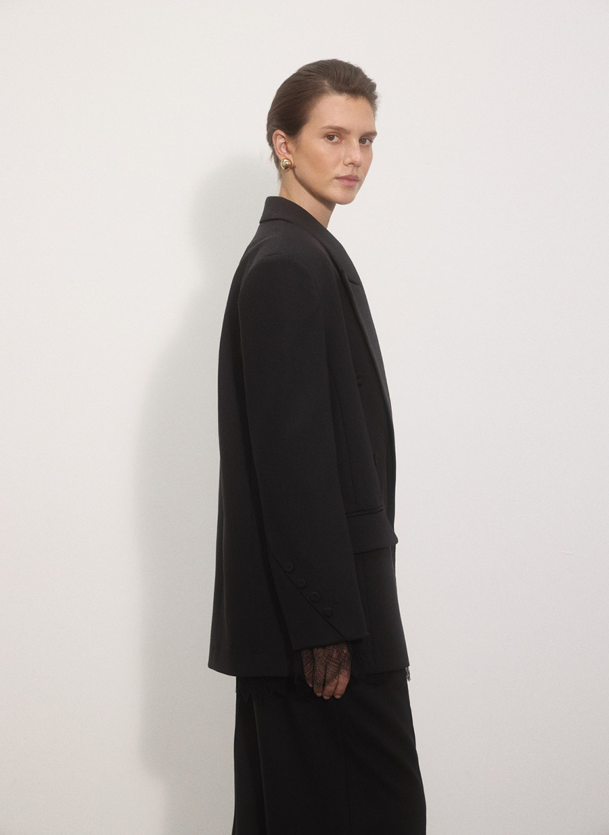 Жакет объемный ALL WE NEED, цвет: Черный, 2512W12122-01 купить онлайн