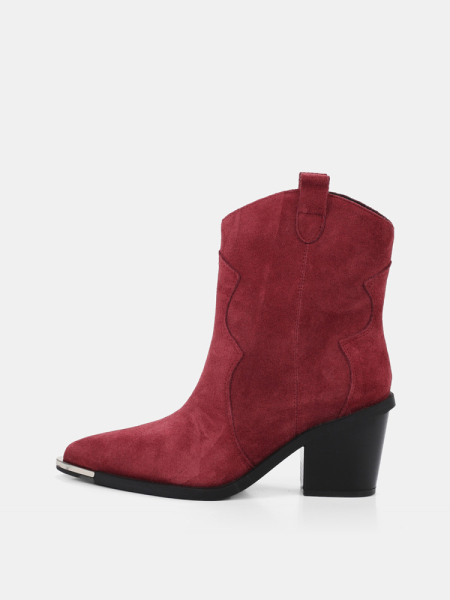 Казаки короткие из натуральной замши