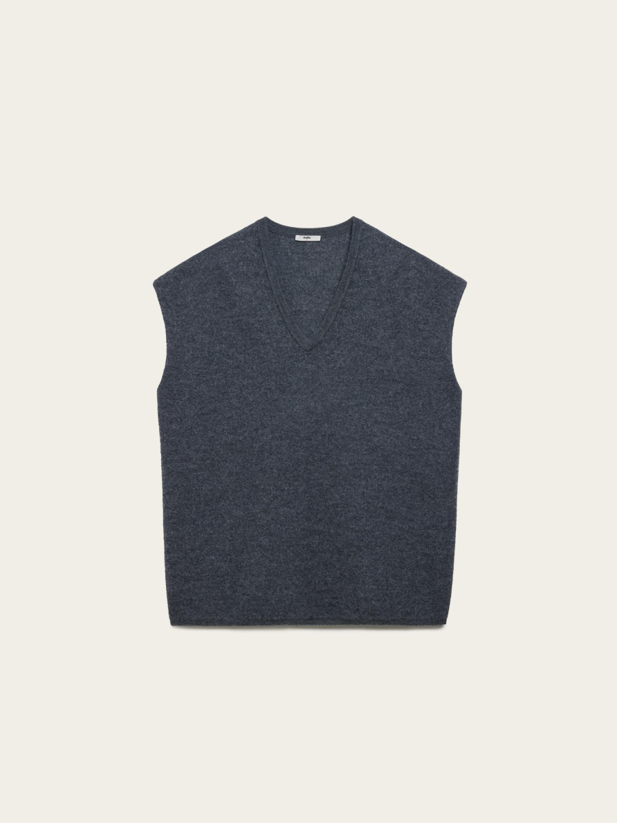 Жилет Lounge из шерсти мериноса Chaika, цвет: графитовый, AW25KT01-14 купить онлайн