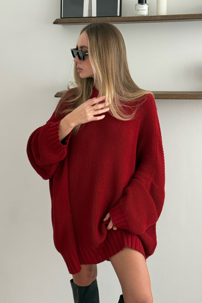 Джемпер объемный вязаный RED Label .B, цвет: RED, Kn.02.6R купить онлайн