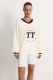 Свитшот из 100% хлопка TOPTOP, цвет: молочный, TT.053.17779.121 купить онлайн
