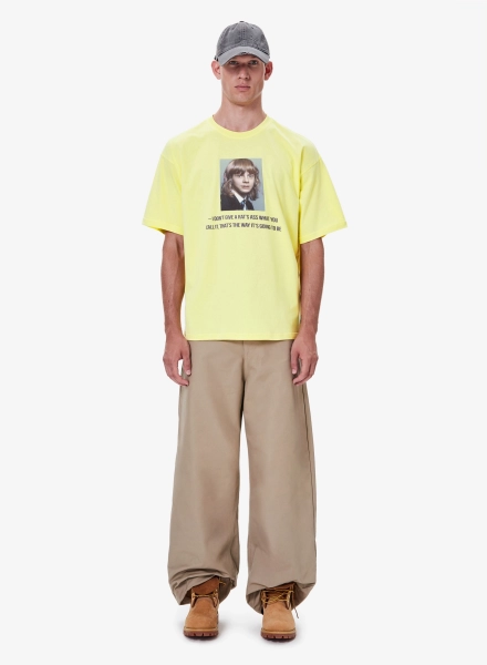 Футболка DON'T GIVE FABLE, цвет: Желтый, TSHRT-FBL-DNTGV-LLW купить онлайн