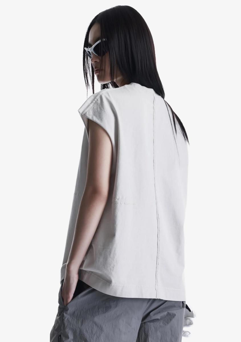 Футболка-безрукавка KRAKATAU, цвет: пепельно-белый, Tw143-43 купить онлайн