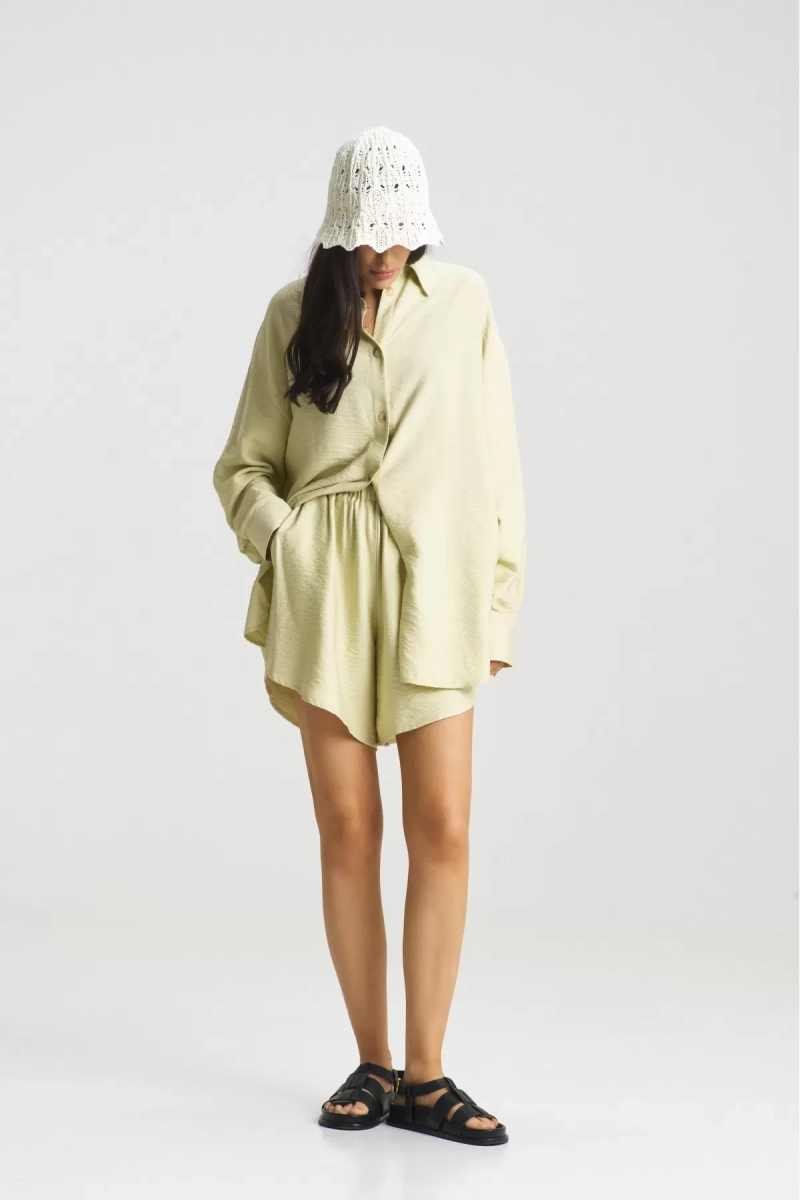 Костюм из мятого хлопка Pastel Lemon Erist store, цвет: Желтый, НФ-00001908 купить онлайн