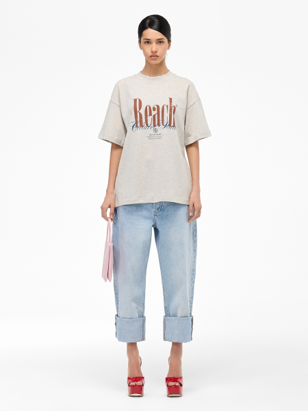 Футболка "Винтаж" FRHT&OUT OF REACH, цвет: серебристый меланж, TSVNTGSLVMLG купить онлайн