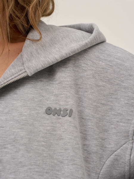 Zip Худи утепленное ONSI, цвет: melange,  купить онлайн