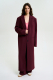 Пиджак длины миди S/S 25 BURGUNDY