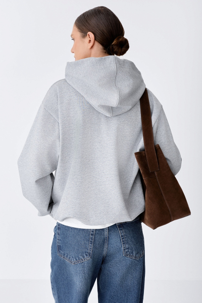 Худи утепленный essentials Ricoco, цвет: серый меланж, 7027/1 купить онлайн