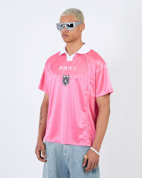 Футболка поло Джерси ASIA ST 71, цвет: розовый, Ast71.tt-Jersey-polo-pink купить онлайн
