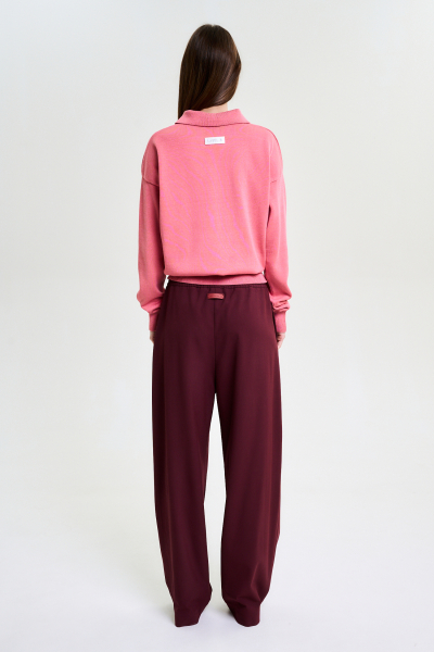 Брюки на кулисе BURGUNDY