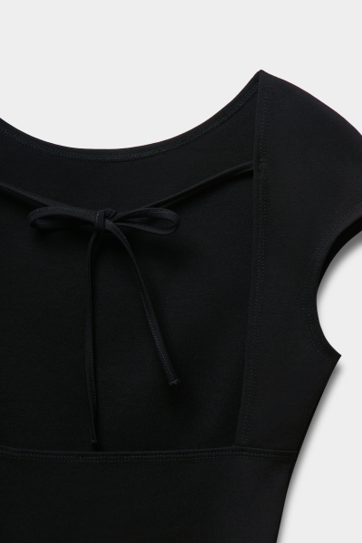 Топ из трикотажа с открытой спиной REFERT, цвет: Черный, 15-4118/1-2511 купить онлайн