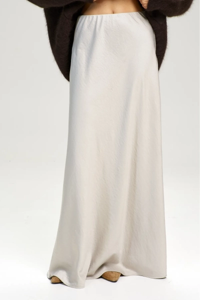 Юбка-годе атласная Ivory Erist store, цвет: бежевый, НФ-00003141 купить онлайн