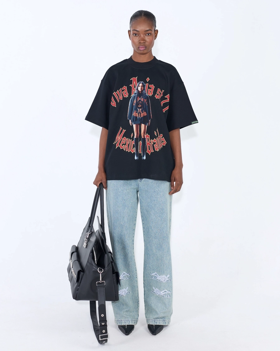 Футболка MEXICAN BRAIDS BLACK ASIA ST 71, цвет: Черный, Ast71.tt-braid-black купить онлайн