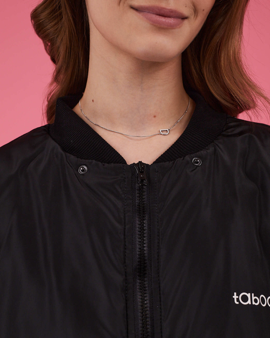 Бомбер Гусиный хоровод TABOO, цвет: Черный, BrMan купить онлайн