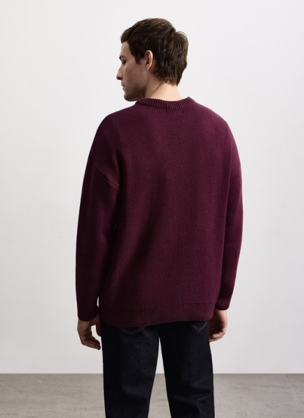 Свитер жаккардовый ALL WE NEED, цвет: сливовый, 2603M3517-016 купить онлайн