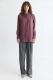 Рубашка прямая с отстрочками Daisyknit, цвет: сливовый,  купить онлайн