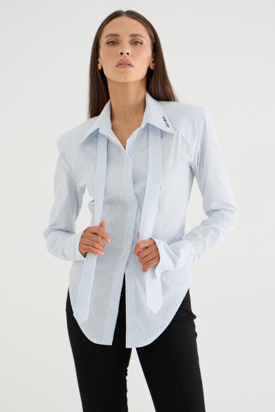 Рубашка Atelier wmn CULT, цвет: голубой,  купить онлайн