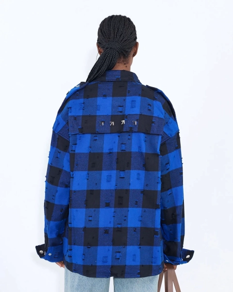 Рубашка ARROW PLAID BLUE ASIA ST 71, цвет: синий, Ast71.shirt-plaid-blue купить онлайн
