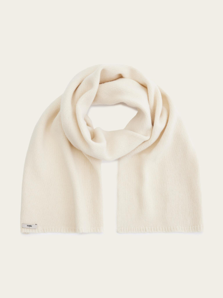 Шарф из шерсти мериноса и кашемира Chaika, цвет: молочный AW25SF02-01 купить онлайн