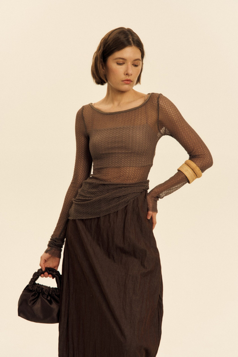 Лонгслив паутинка