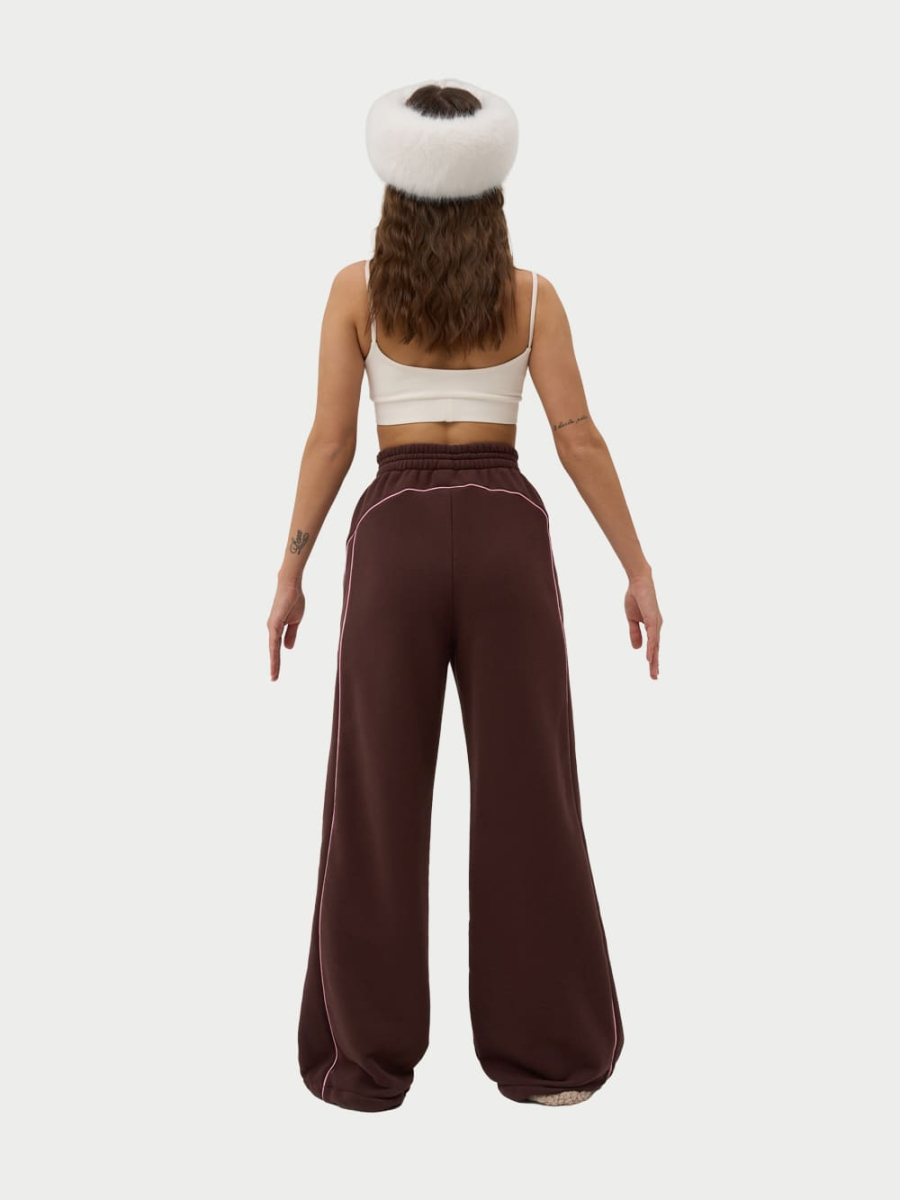 Брюки с кантом утепленные ONSI, цвет: chocolate,  купить онлайн