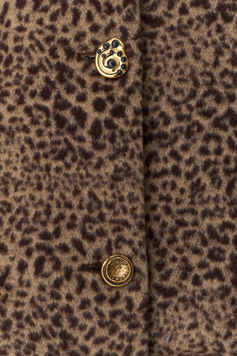 Жакет с акцентными пуговицами Ricoco, цвет: коричневый, 5073/1 купить онлайн