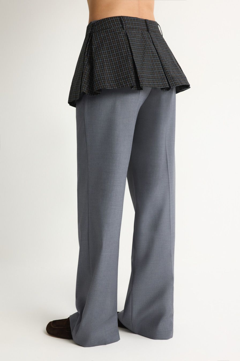 Брюки с баской TOPTOP, цвет: серый, TT.030.18506.800 купить онлайн