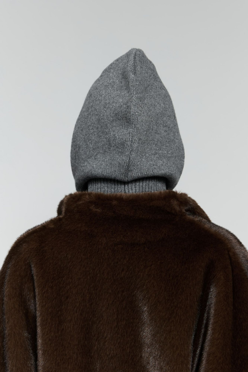 Капор из смесового кашемира ver.2.0 AROUND, цвет: графит 1411_07C15 купить онлайн