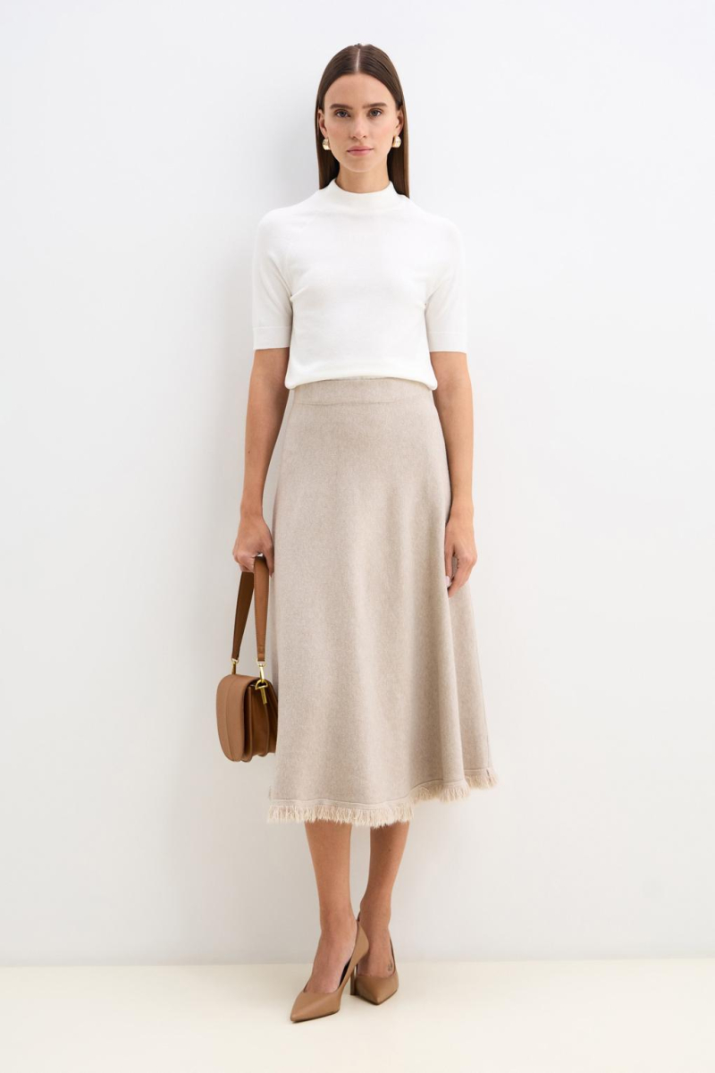 Юбка FENCE ENEVOO, цвет: серый, 02605 купить онлайн