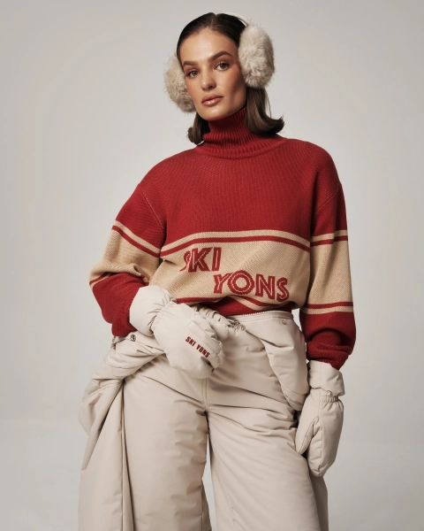 Горнолыжный комбинезон SKI YONS MOONBEAM YONS, цвет: бежевый, YO-752 купить онлайн