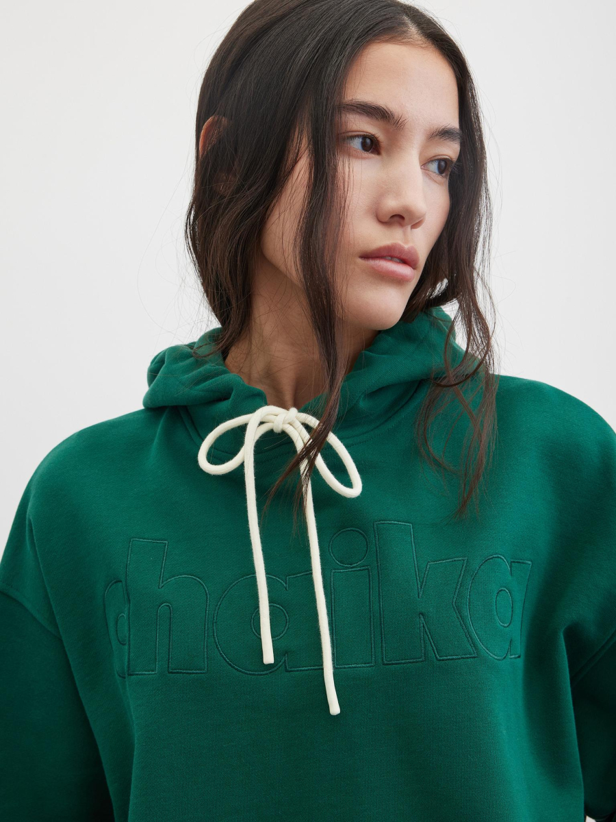 Худи с вышивкой Chaika, цвет: зеленый, SS26HO01-80 купить онлайн