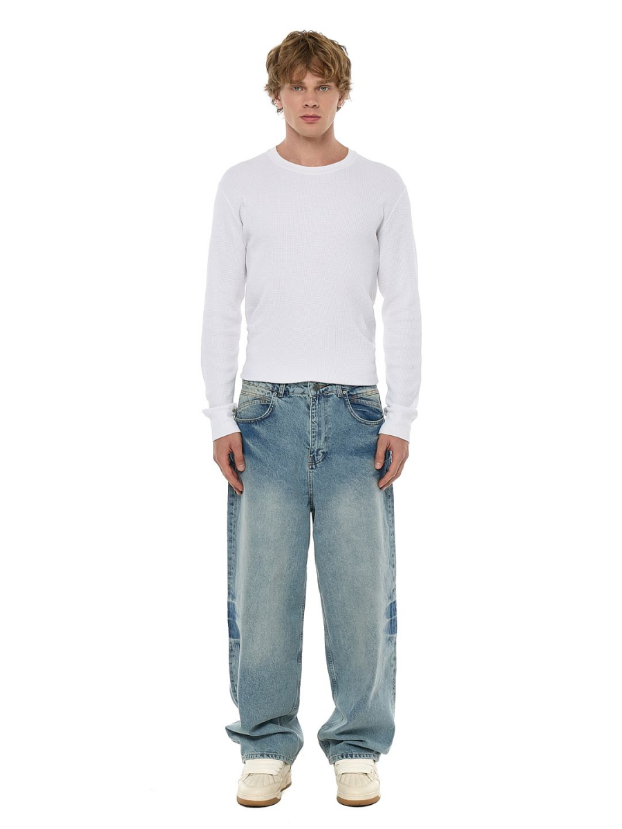 Джинсы FRHT Baggy FRHT&OUT OF REACH, цвет: washed blue, JNSBGGWDBL купить онлайн
