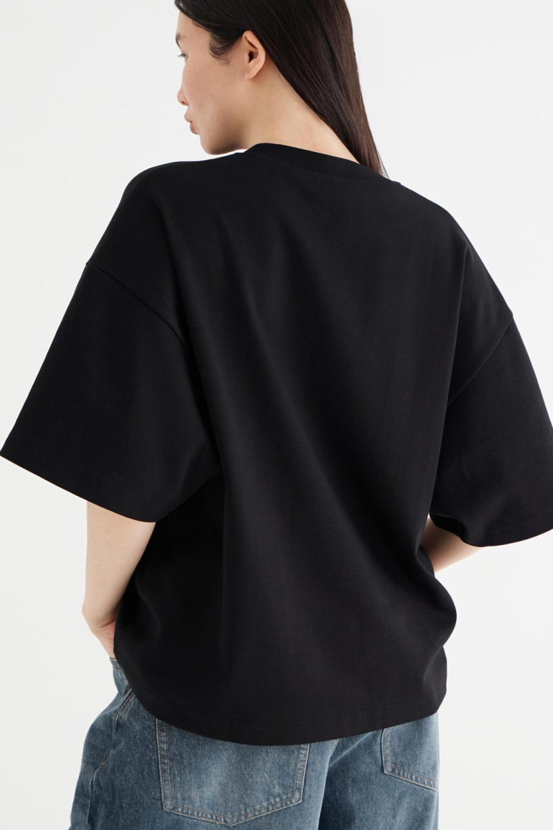 Футболка укороченная «Драма» CULTBASE, цвет: Черный,  купить онлайн