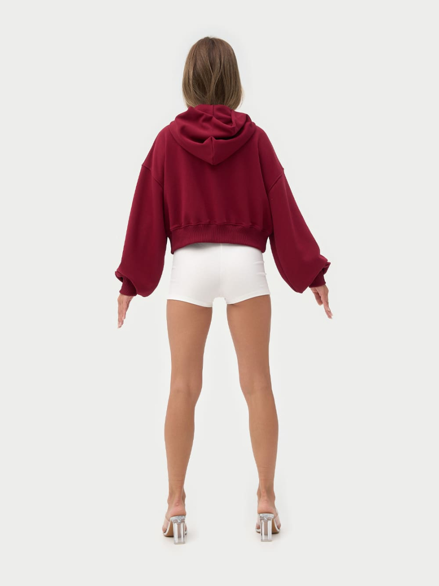 Zip Худи утепленное ONSI, цвет: dark red,  купить онлайн