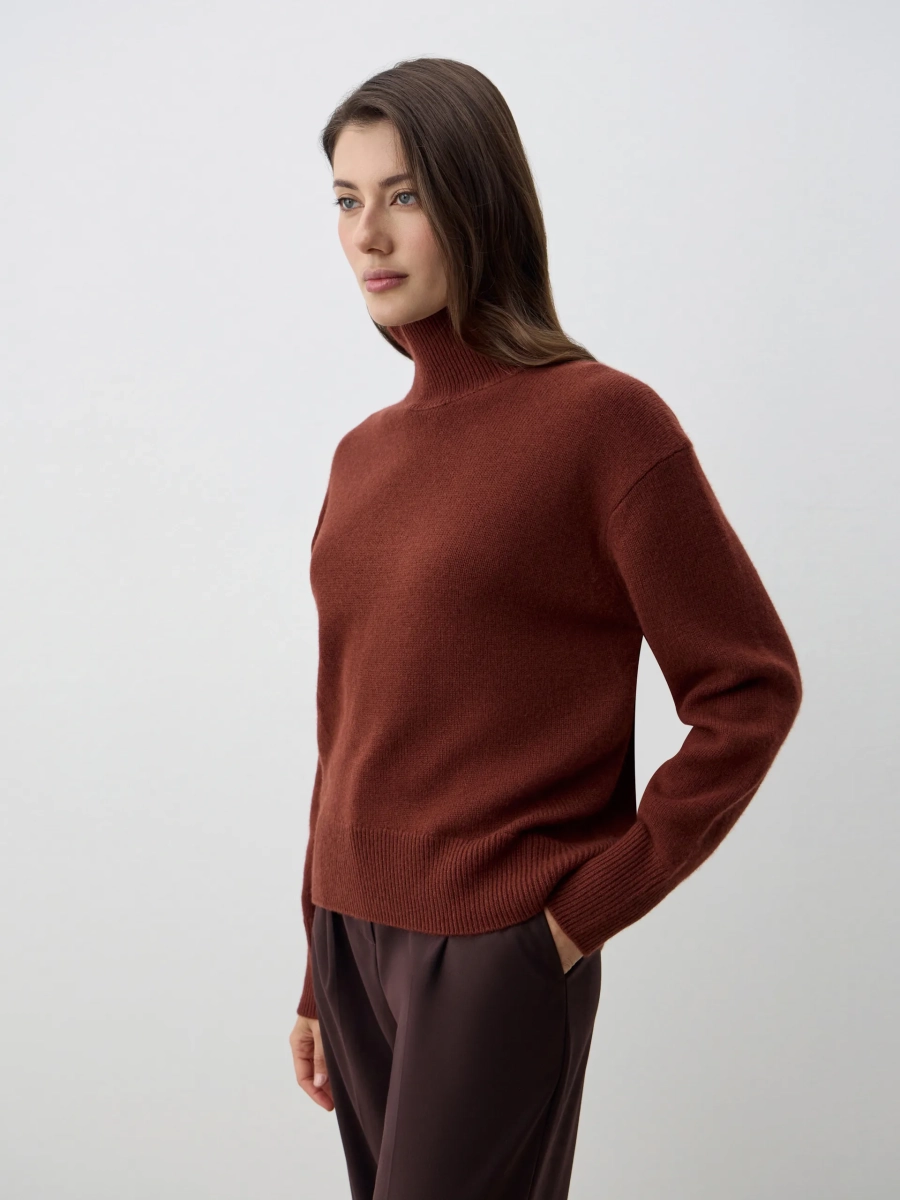 Джемпер SOUL ANNA PEKUN, цвет: коричневый, 40.2110.700 купить онлайн