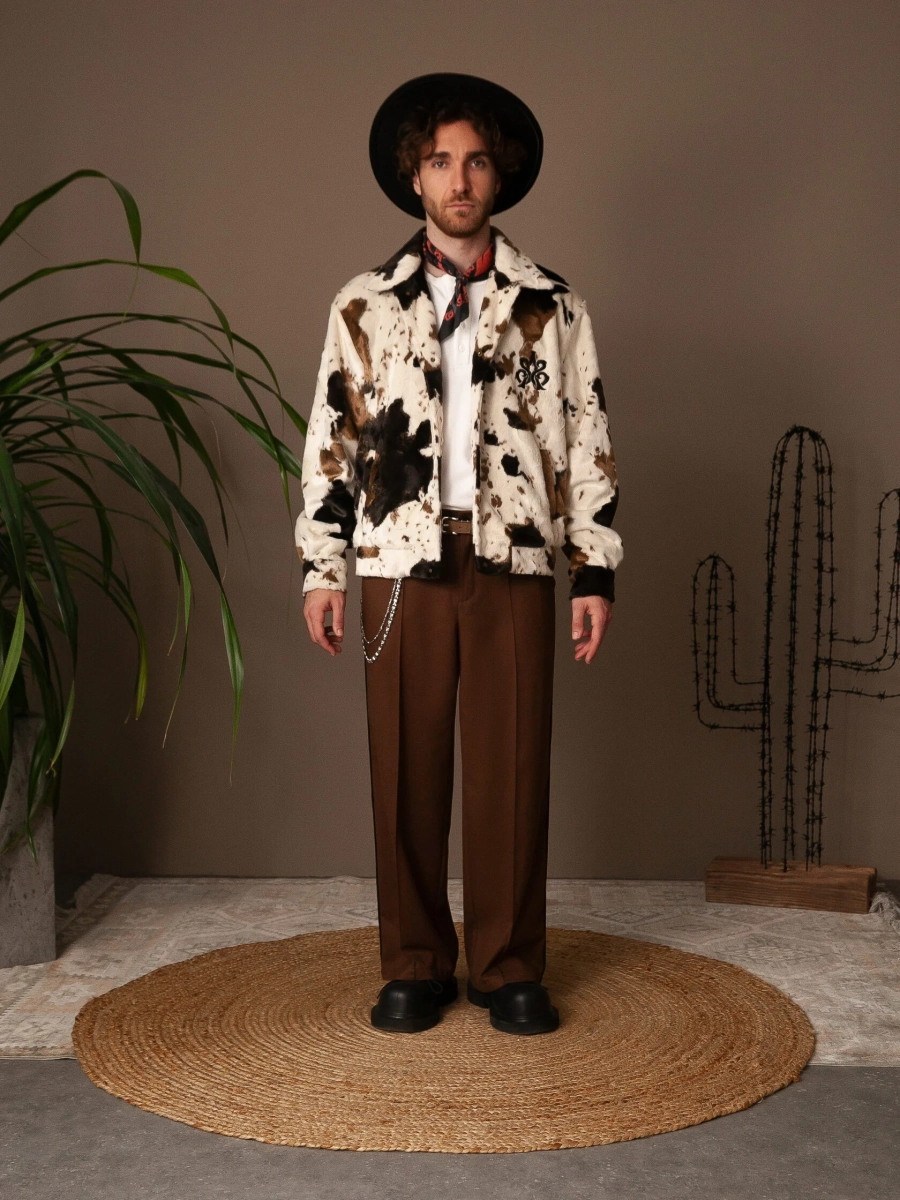 Куртка бомбер мех SCANDALIS, цвет: бежевый, Бом007а купить онлайн